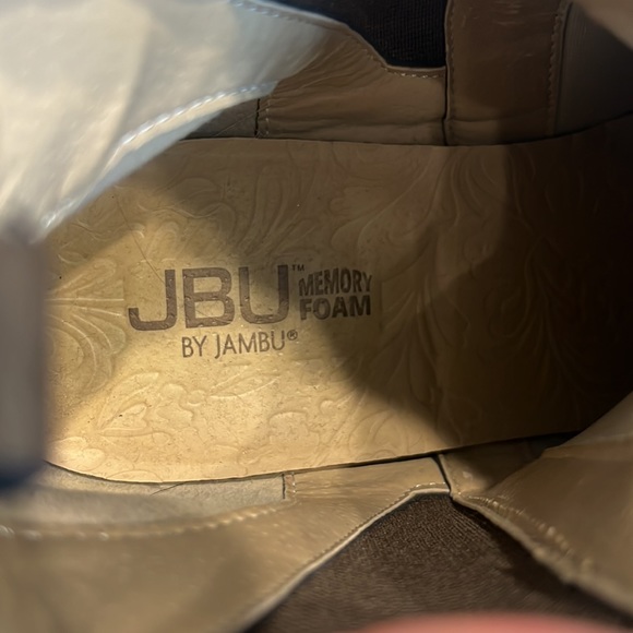 Brown leather booties with memory foam 👢 - Picture 4 of 6